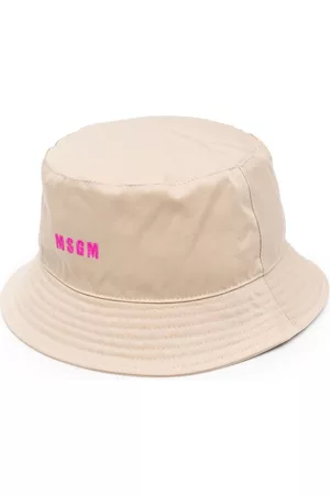 Msgm Logo-patch bucket hat