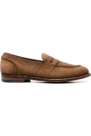 Officine creative Temple suede Penny loafers