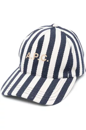 A.P.C. Logo-print striped baseball cap