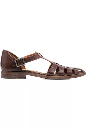 Moma Women Sandals - 30mm caged strap leather sandals