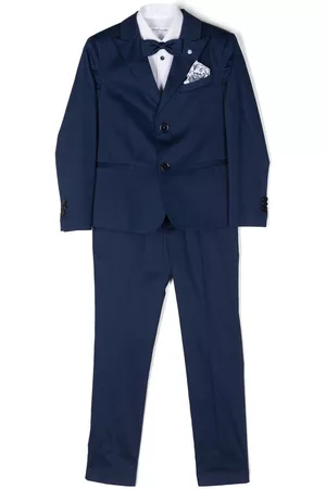 COLORICHIARI Boys Bow Ties - Bow-tie single-breasted suit set