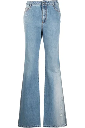 ERMANNO SCERVINO Light-wash flared jeans