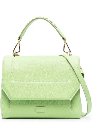 LANCEL Ninon leather flap bag