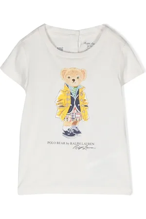 Ralph Lauren Signature-bear buttoned T-shirt