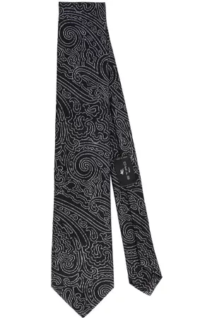 Etro Men Bow Ties - Paisley jacquard scarf