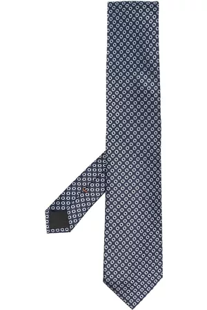 Z Zegna Silk embroidered-design tie