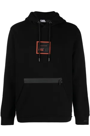 Karl Lagerfeld Logo-patch hoodie