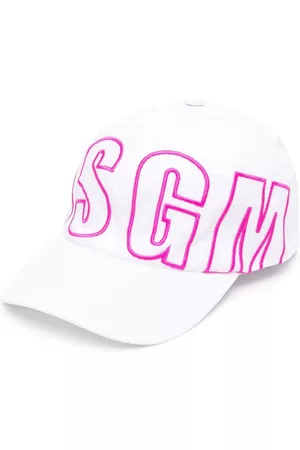 Msgm Women Caps - Logo-print baseball cap