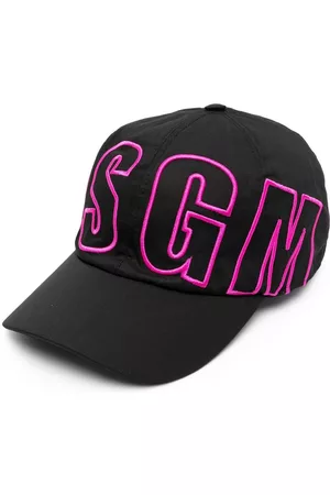 Msgm Women Caps - Logo-print baseball cap