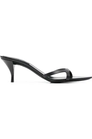 Saint Laurent Carla 60mm leather mules