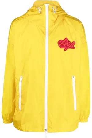 Dsquared2 Chest logo-patch hooded jacket