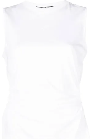 Karl Lagerfeld Cut-out organic cotton tank top