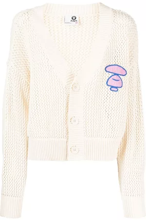 A Bathing Ape Knitted logo cardigan