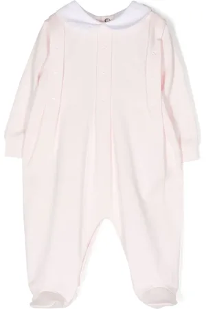SIOLA Embroidered-dots pleated body