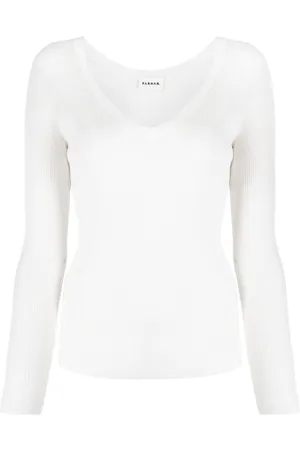 P.A.R.O.S.H. Ribbed-knit V-neck jumper