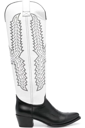 Paul Warmer Two-tone cowboy boots