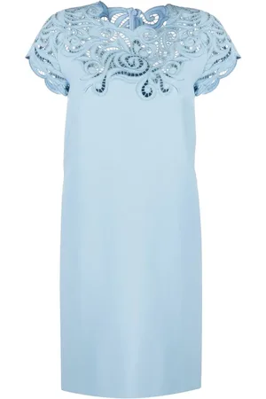 ERMANNO SCERVINO Pointelle-trim shift dress