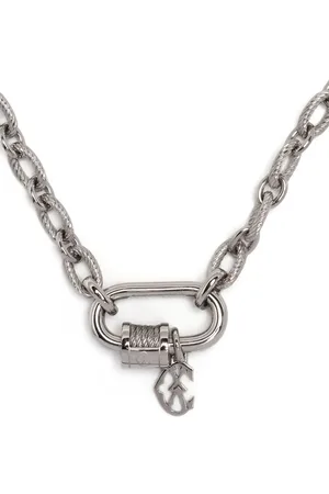 Charriol Forever Lock cable-link necklace