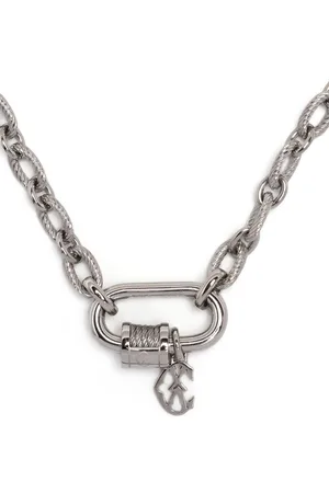 Charriol Forever Lock cable-link necklace