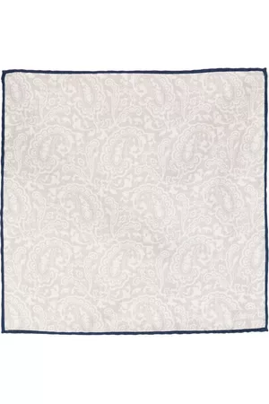 BRIONI Men Accessories - Paisley-print silk handkerchief