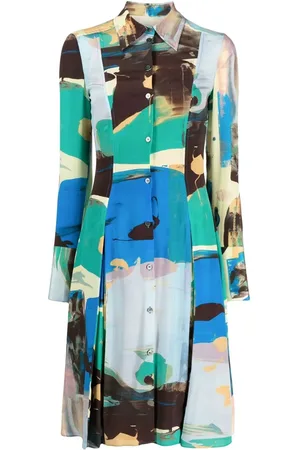 Paul Smith Abstract-print silk dress