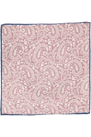 BRIONI Men Accessories - Paisley-print silk handkerchief
