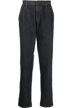 Kiton Four-pocket tapered-leg jeans