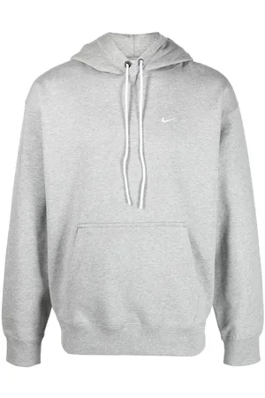 Nike Logo-embroidery cotton hoodie