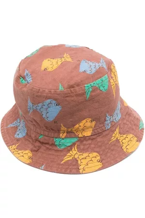 Bobo Choses Boys Hats - Graphic-print bucket hat