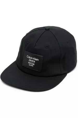 Calvin Klein Men Caps - Logo-patch flat-peak cap