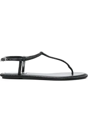 RENE CAOVILLA Open-toe 13mm leather sandals