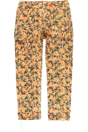 Purple Brand Graphic-print cargo trousers