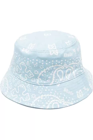 Rhude Men Hats - Logo-print bucket hat