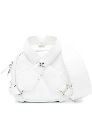 Courrèges Twisted-strap logo tote bag