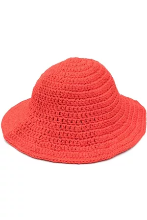 Alanui Crochet-knit cotton beach hat