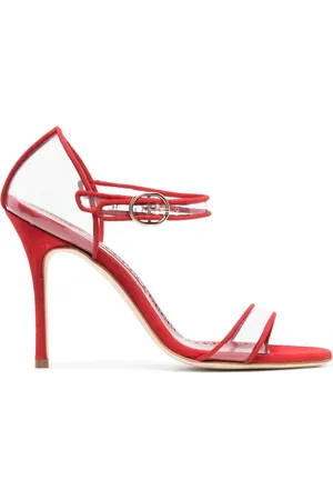 Manolo Blahnik Fersen 105mm suede sandals