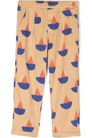 Bobo Choses Geometric-print organic cotton trousers