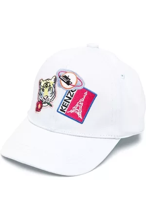 Kenzo Kids Girls Caps - Embroidered cotton cap