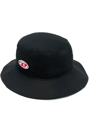 Diesel Men Hats - Logo patch bucket hat