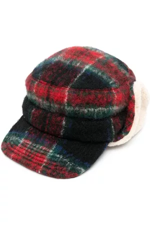 UNDERCOVER Men Hats - Wool plaid trapper hat