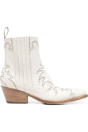 SARTORE Appliqu??-detail ankle boots