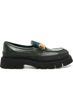 Madison.Maison Logo-plaque chunky loafers