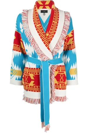 Alanui Icon jacquard-knit cardigan