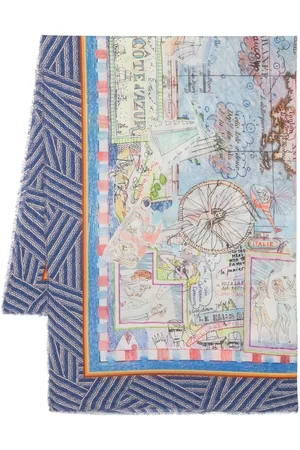 Faliero Sarti Women Scarves - X Paolo Fiumi Costa Azzurra scarf