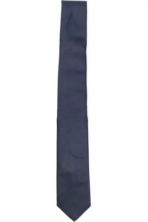 Emporio Armani Kids Boys Bow Ties - Embroidered silk tie