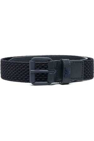 Emporio Armani Buckle-fastening woven belt