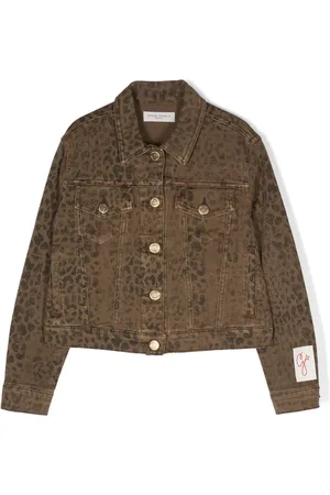 Golden Goose Leopard-print denim jacket