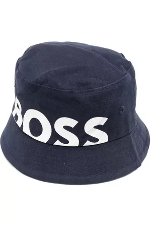 BOSS Kidswear Hats - Logo-print bucket hat