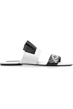 Puccini Embroidered-detail slides