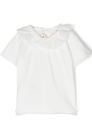 TEDDY & MINOU Ruffle-trim cotton T-Shirt